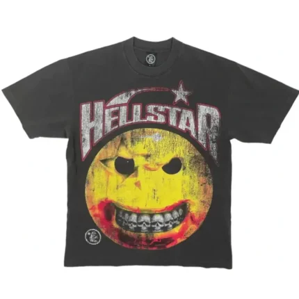 Black Hellstar Evil Smile T-Shirt