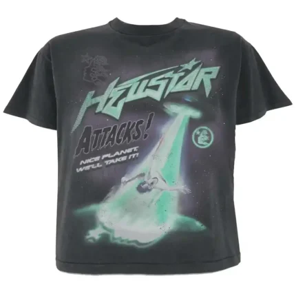 Hellstar Attacks T-Shirt Black