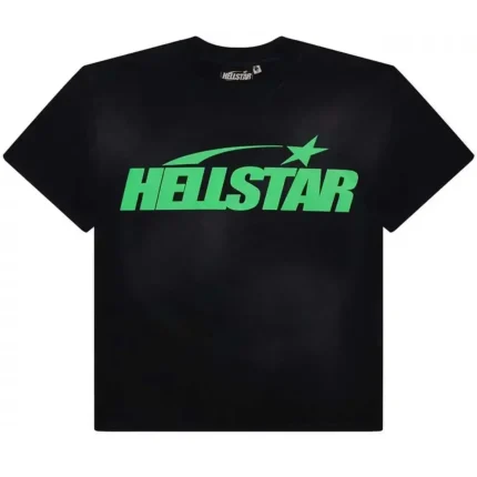 Hellstar Classic T-shirt (Regular Print) Black/Green