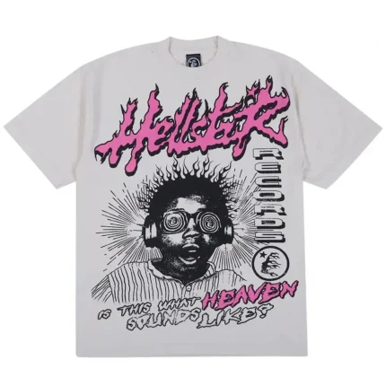 Hellstar Studios Heaven Sounds T-Shirt Grey